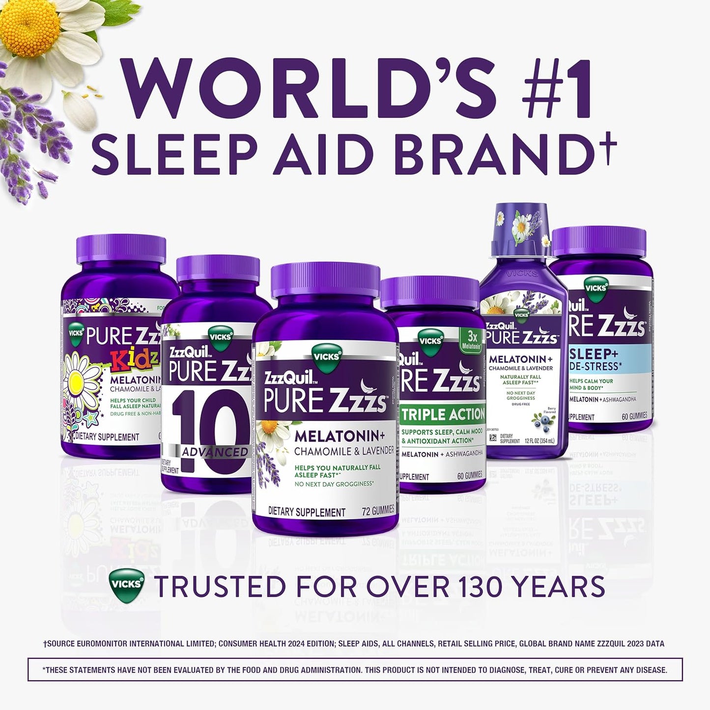 Zzzquil Pure Zzzs Melatonin Gummies Sleep Aid