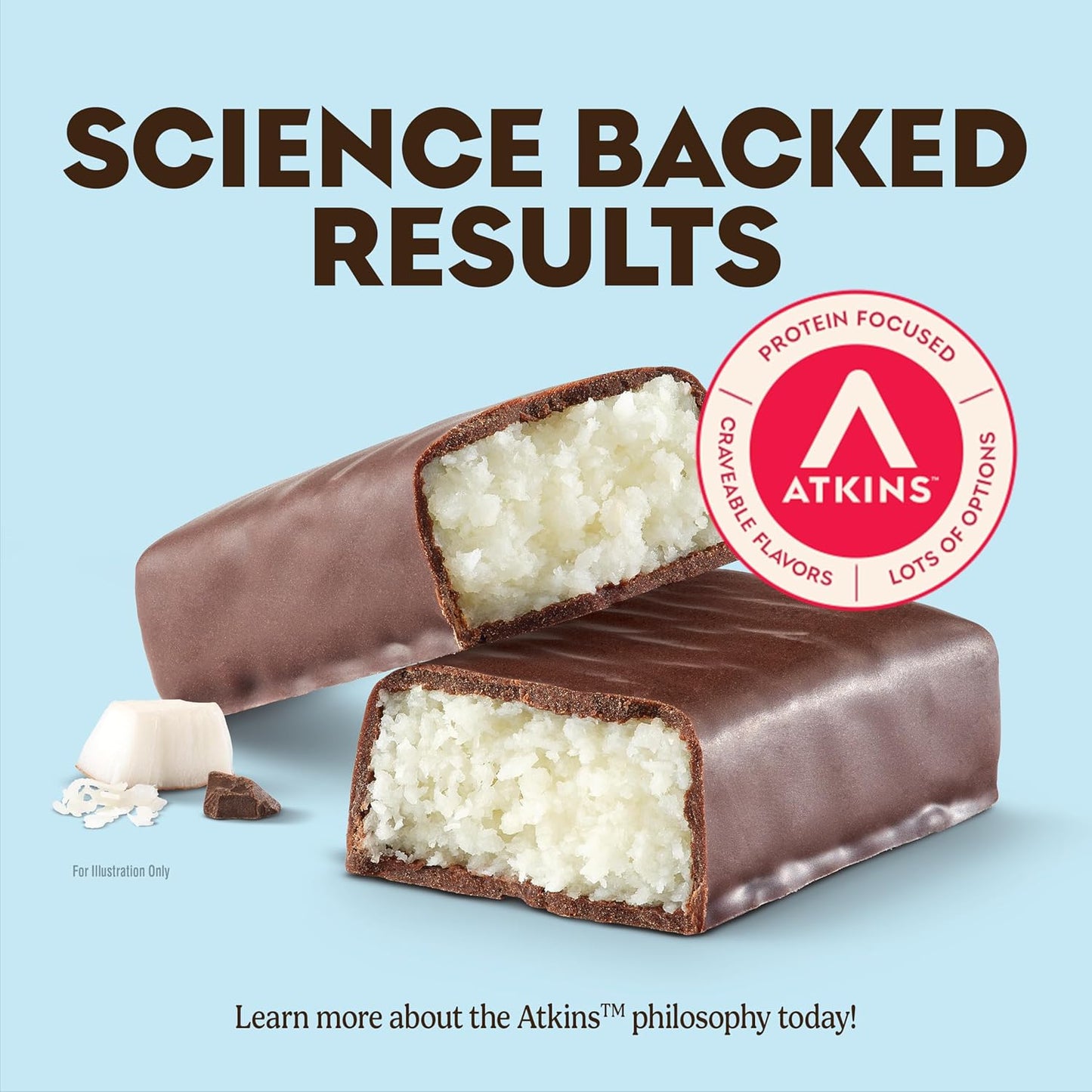 Atkins Endulge Chocolate Coconut Flavored Snack Bar