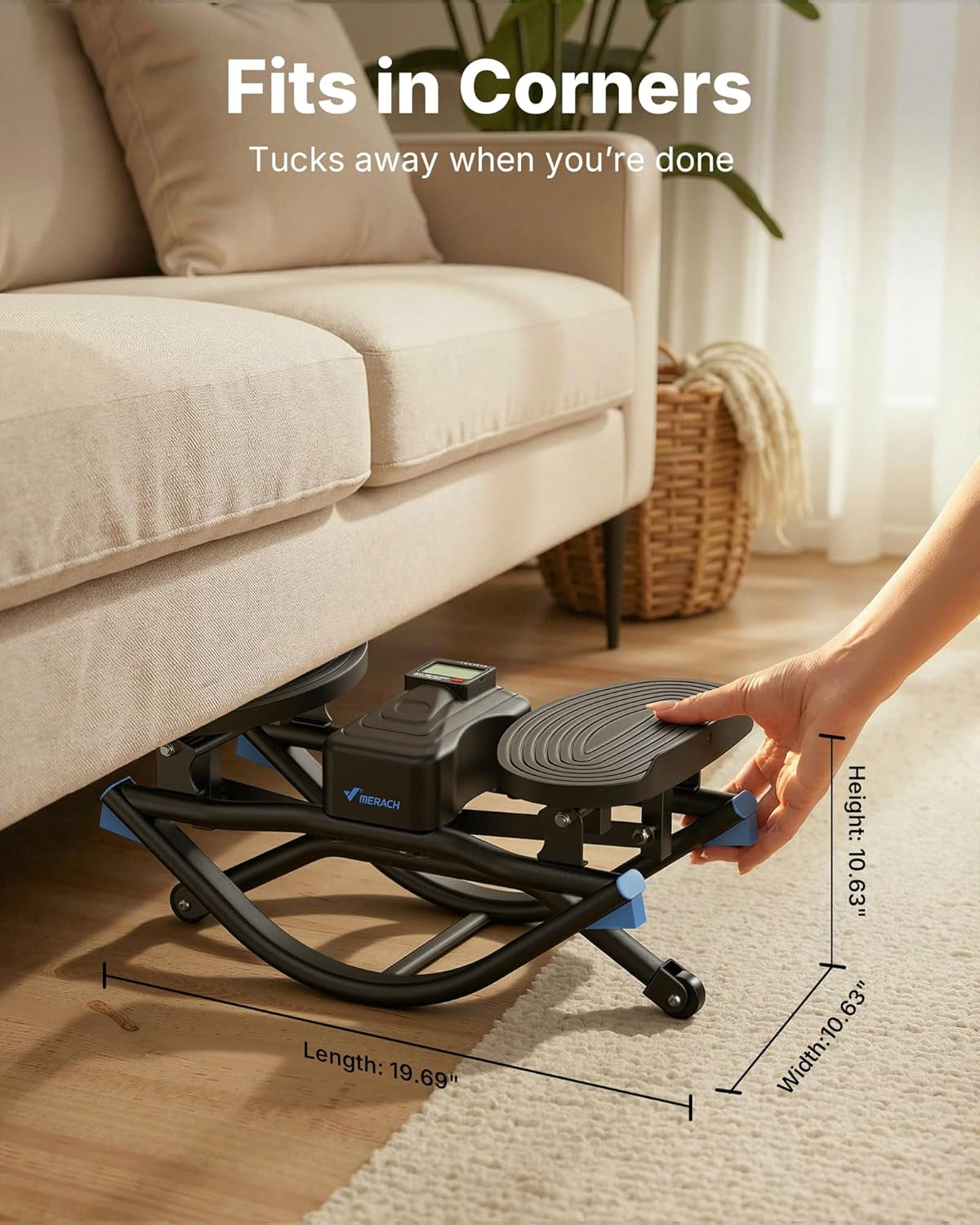 MERACH Rocking Steppers for Exercise at Home