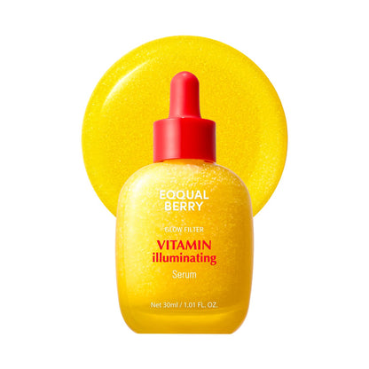 EQQUALBERRY Vitamin Illuminating Serum | Niacinamide 4% + Brightening Vitamin C Face Serum