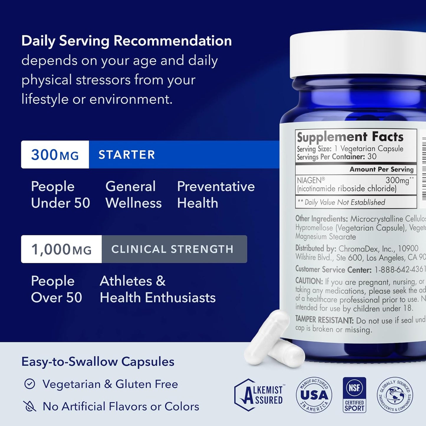 TRU NIAGEN Patented NAD Supplement for Brain Function