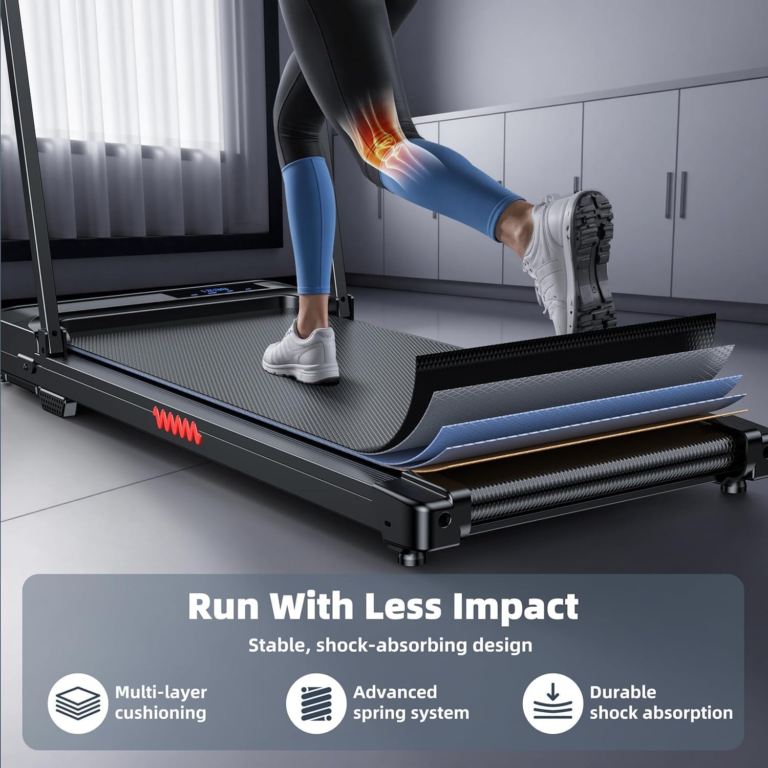 Ulfario Walking Pad Treadmill for Home