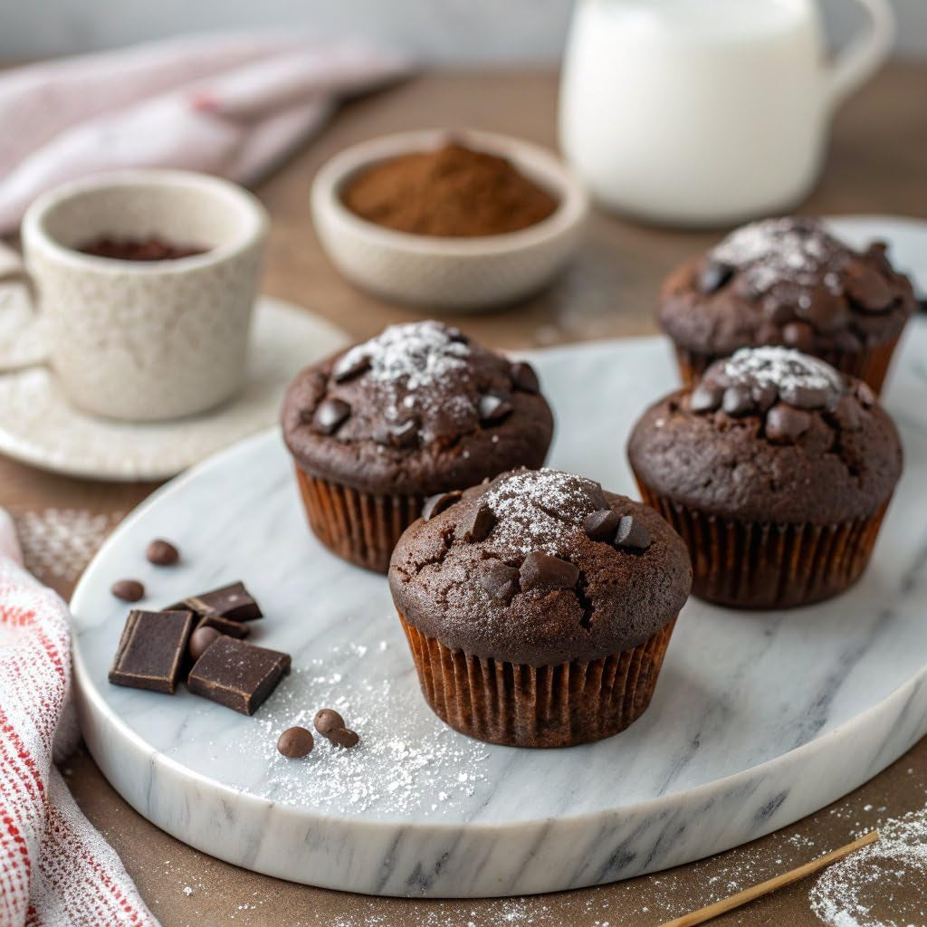 Kodiak Cakes Power Bake Muffin Mix, Double Dark Chocolate (Pack of 6)