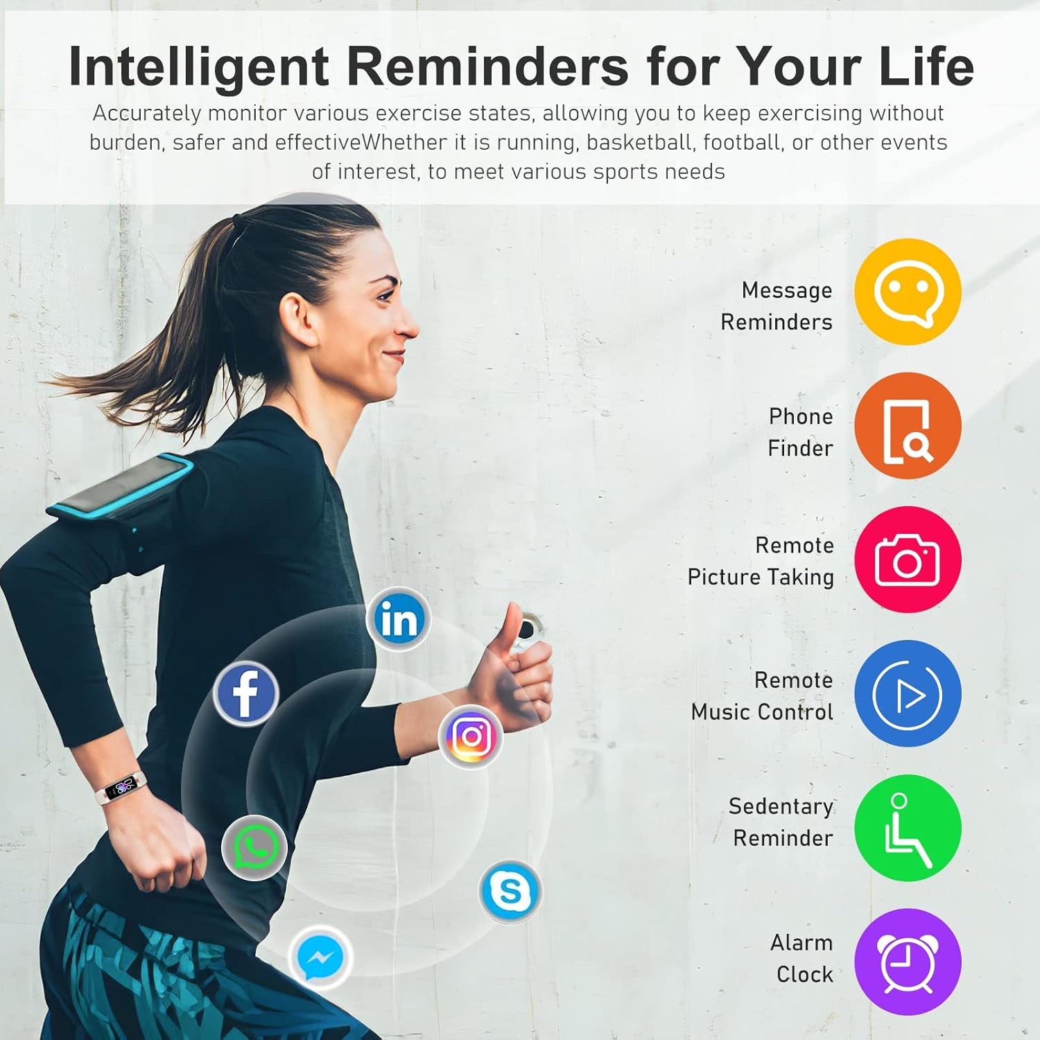 Fitness Tracker with 24/7 Heart Rate