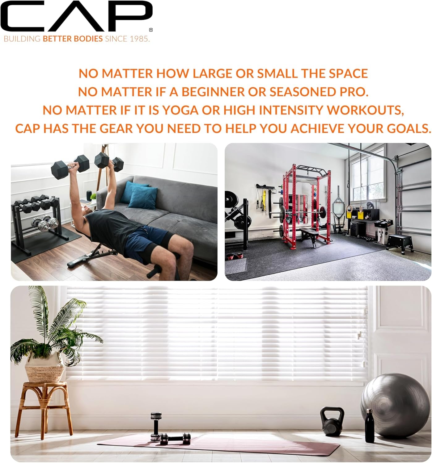 Cap Barbell Flat Weight Bench