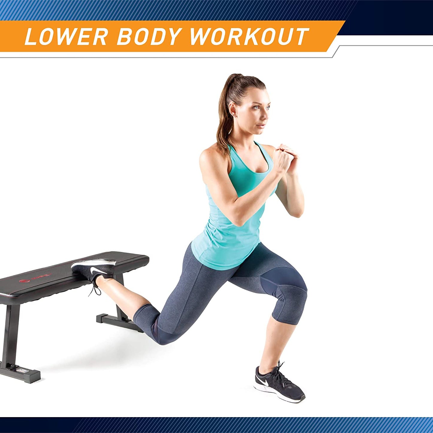 Marcy Flat Utility Weight Bench for Home Gym