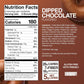 Protein Donuts - 22G Protein, Dipped Chocolate, Zero Sugar Snack - 8 Pack with Two Donuts per Pack