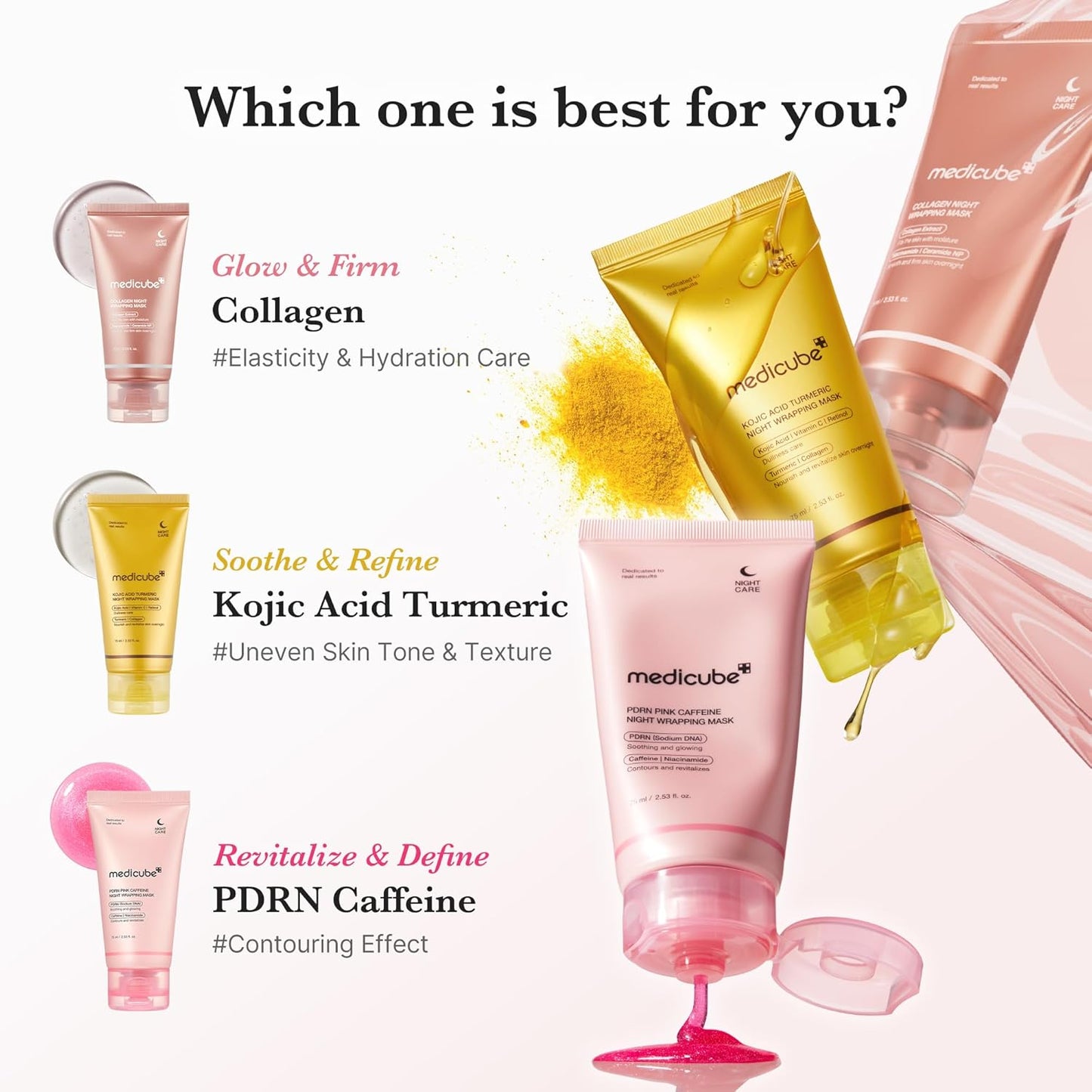 medicube Wrapping Mask Collagen Overnight Peel Off Facial Mask