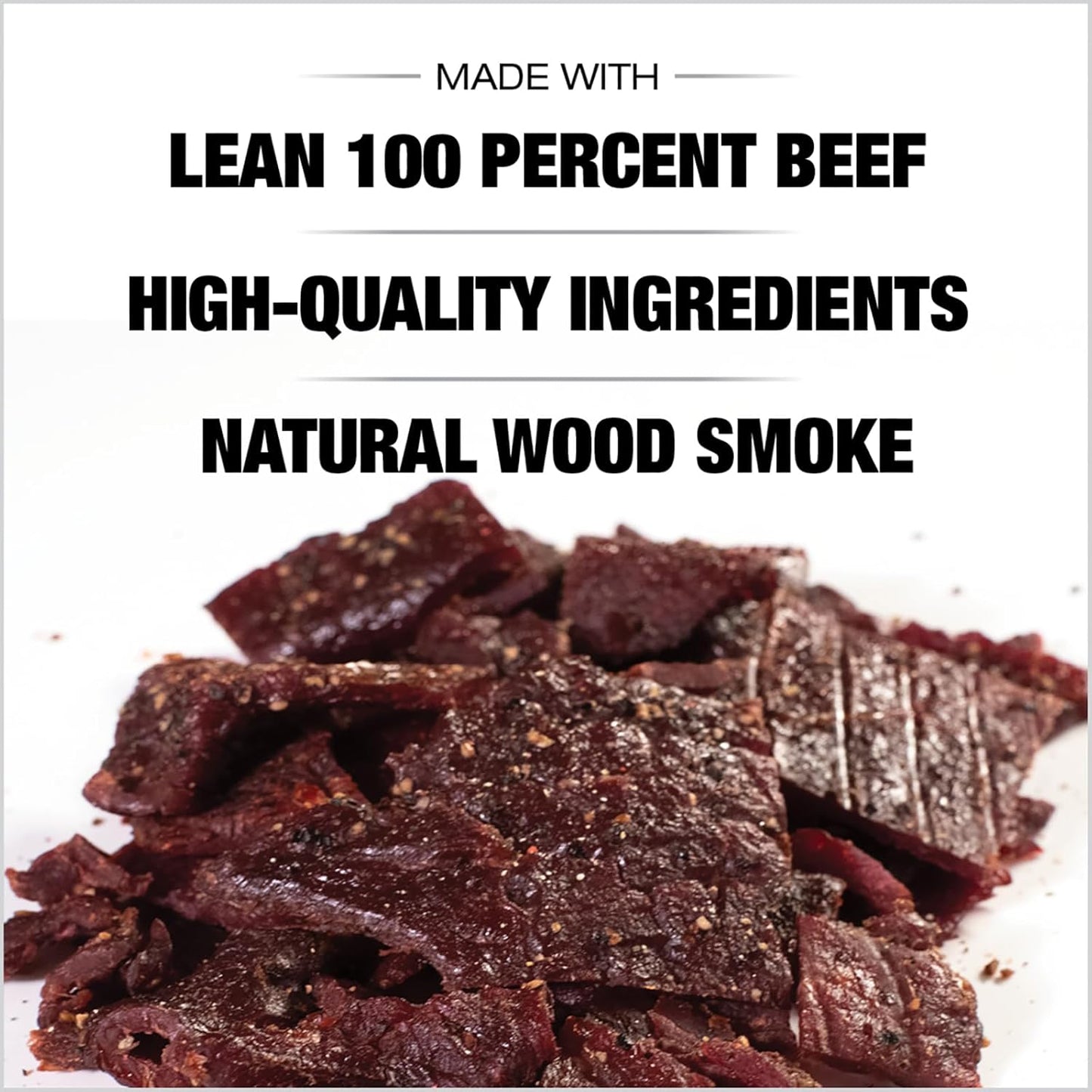 Old Trapper Beef Jerky Peppered 8 Ounce Pack