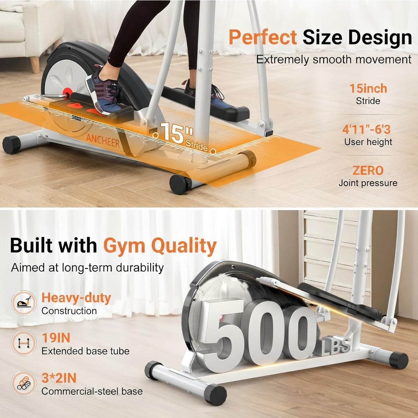 ANCHEER Elliptical Exercise Machine