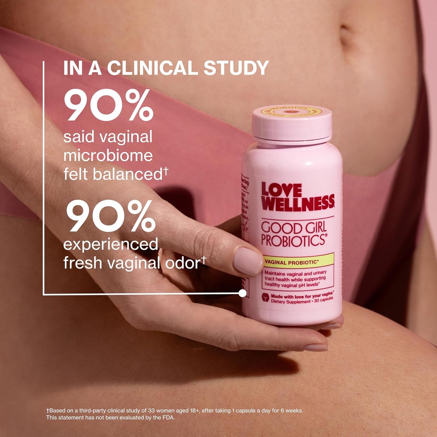 Love Wellness Good Girl Probiotics | Women’s Vaginal Health & pH Balance Supplement
