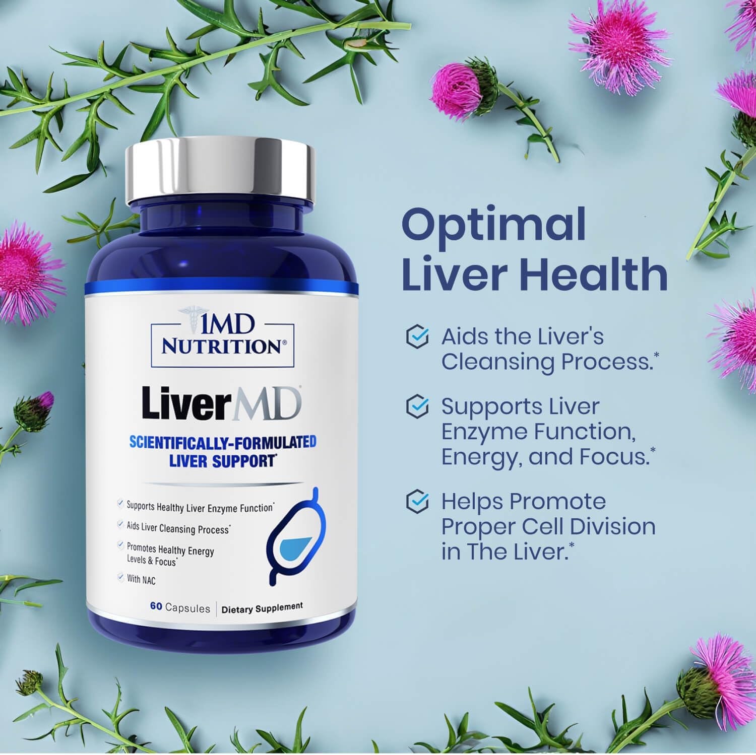 1MD Nutrition LiverMD - Liver Support Supplement