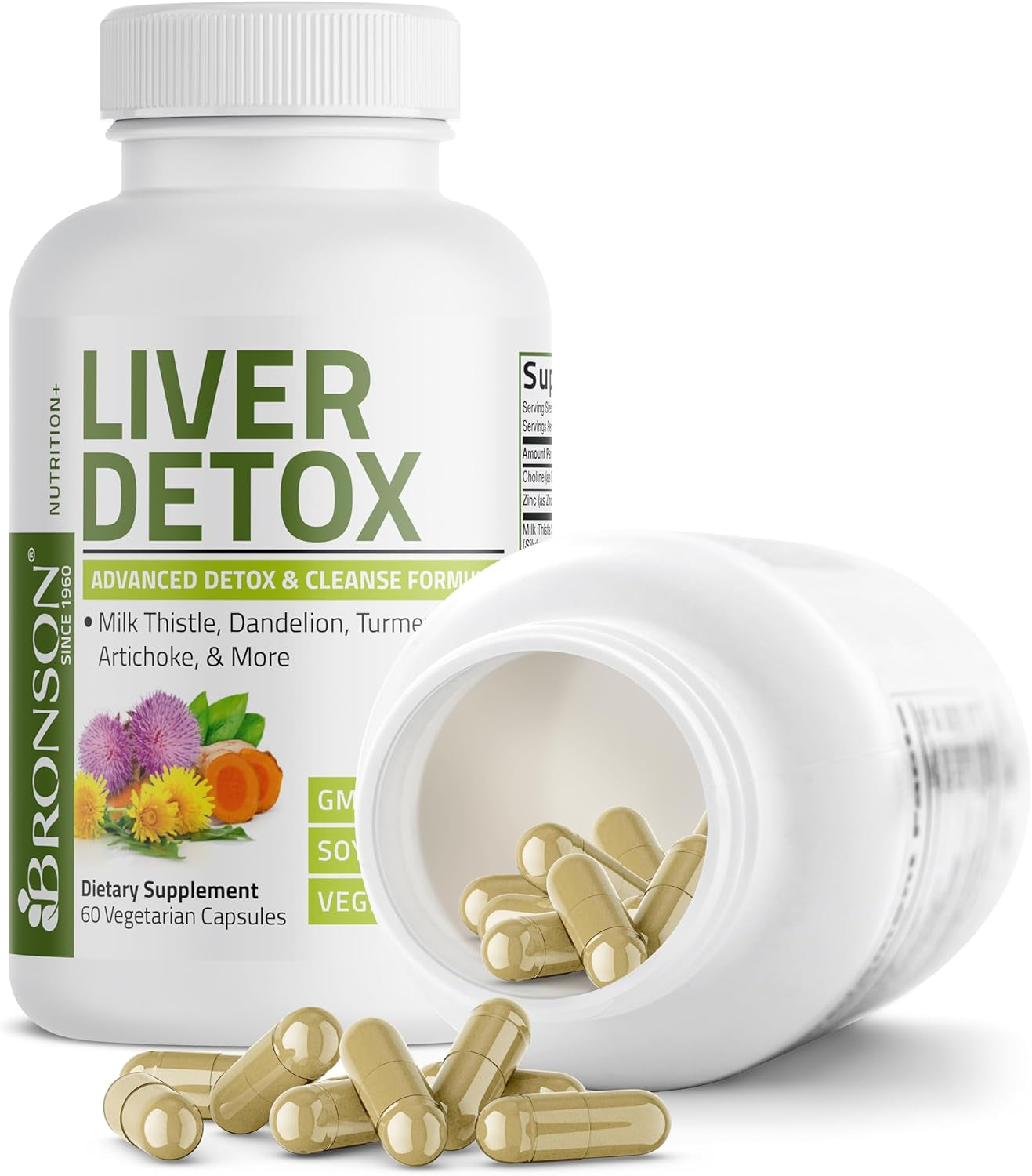 Bronson Liver Detox Advanced Detox & Cleansing Formula