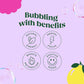 Bloom Nutrition Sparkling Energy Drink for Focus - Natural Caffeine, Zero Sugar, 180Mg Caffeine - Raspberry Lemon - 12oz 12 Pack