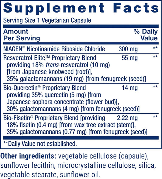 Life Extension NAD+ Cell Regenerator™ and Resveratrol Elite™