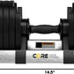 Core Fitness Adjustable Dumbbell Weight Set