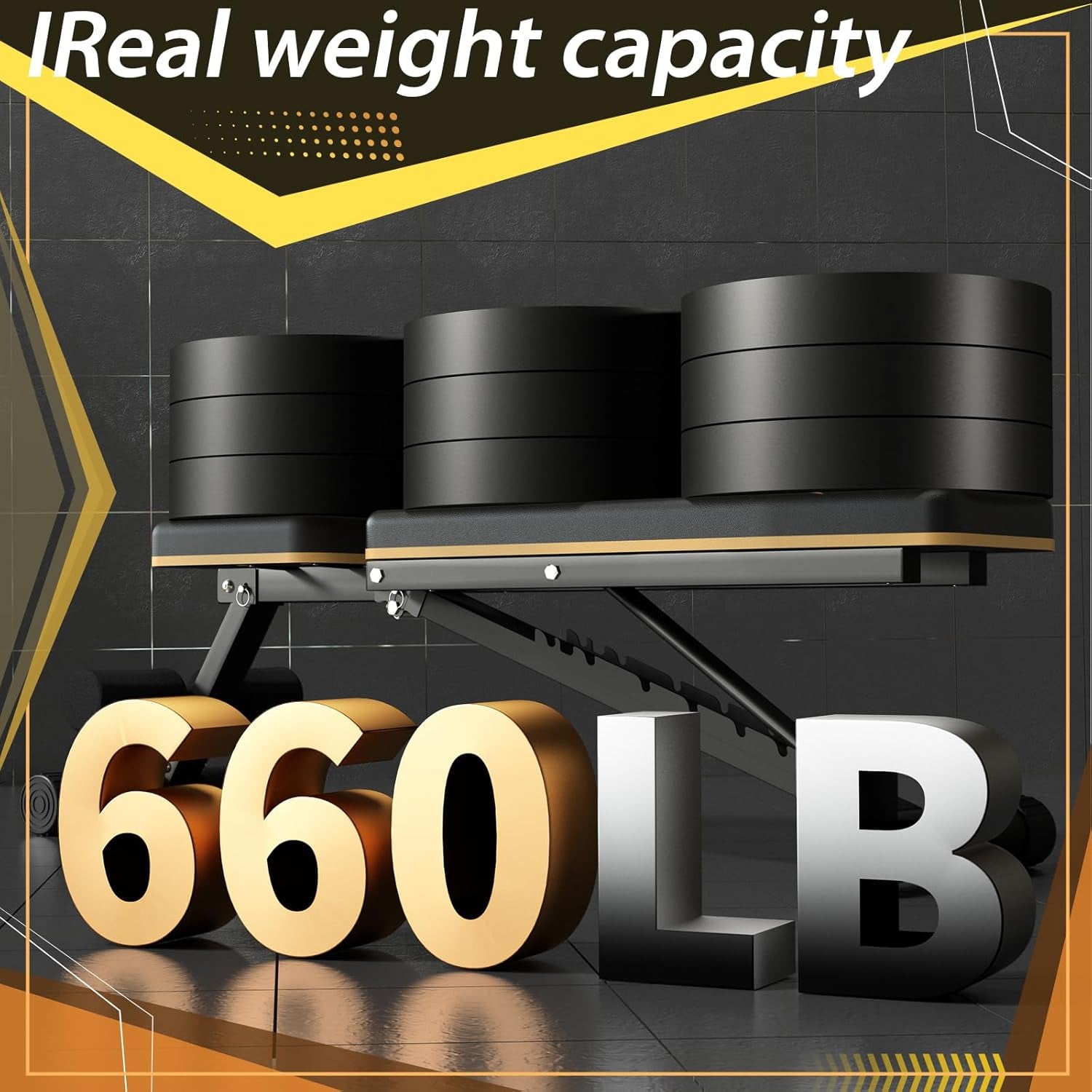 FitGoods Adjustable Weight Bench
