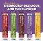 Paleovalley 100% Grass Fed Garlic Summer Sausage Beef Sticks - Delicious Gluten Free Beef Snack
