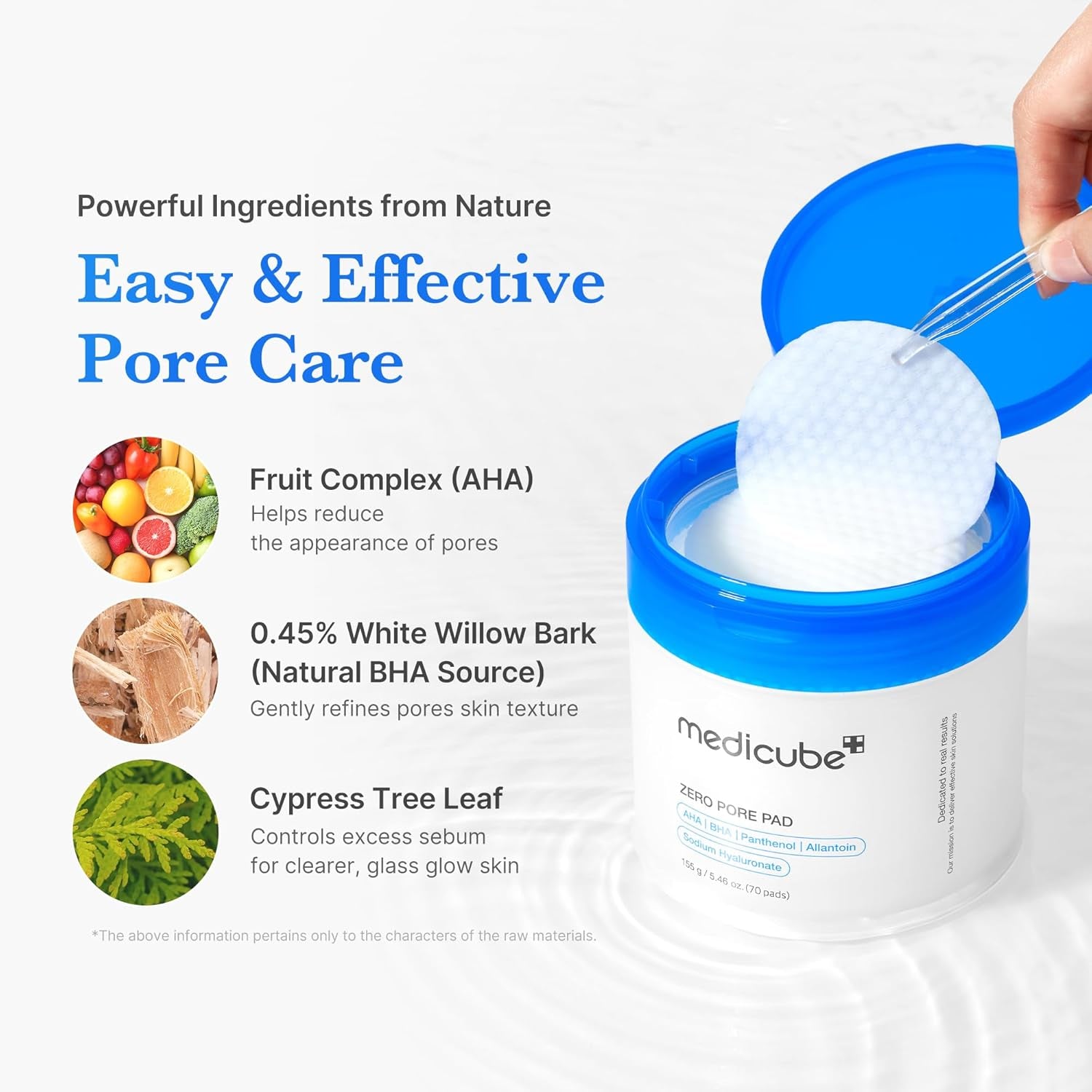 medicube Toner Pads | Dual-Textured Facial Pad for Exfoliation and Pore Care