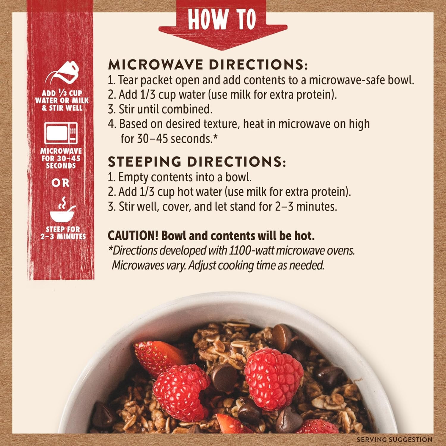 Kodiak Instant Oatmeal Packets, Chocolate Chip, High Protein (36 Packets Total)