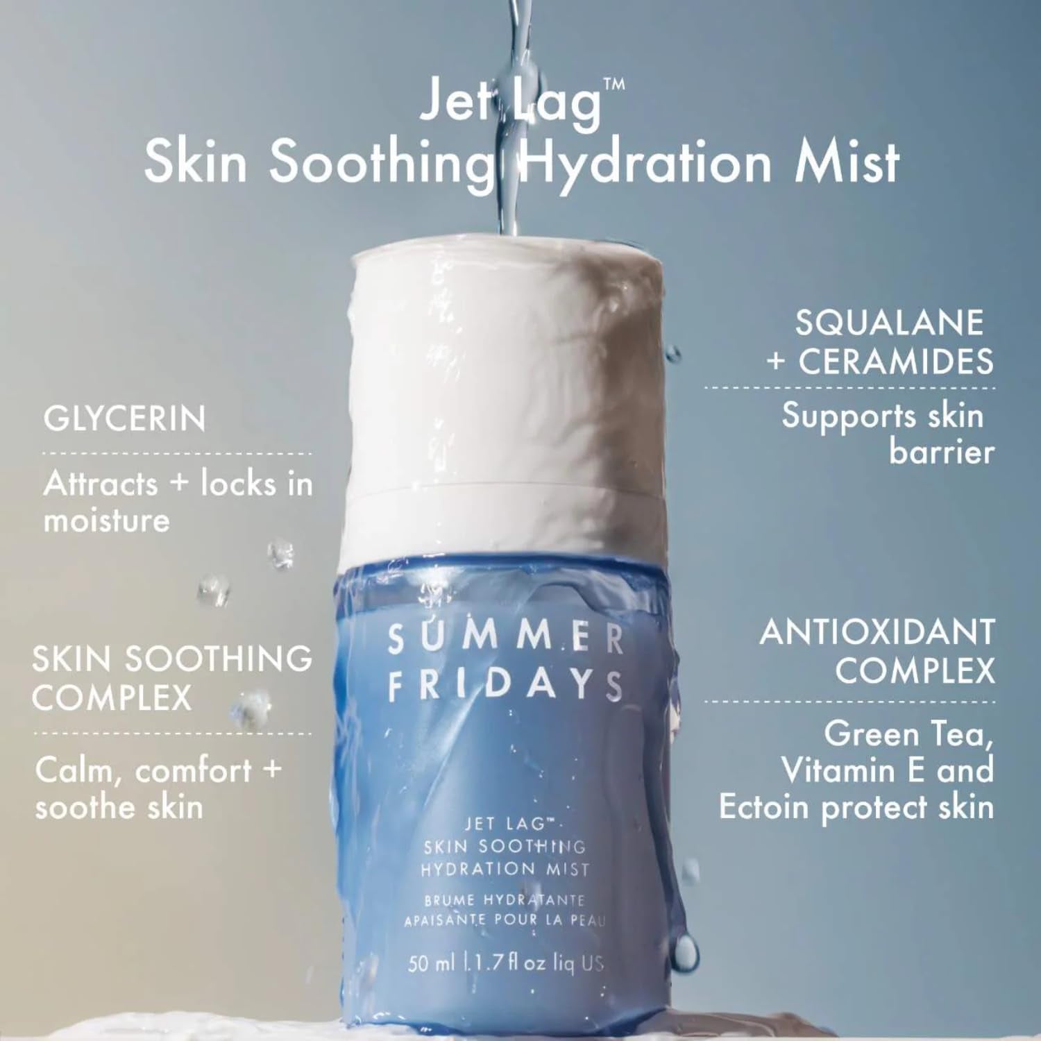 Summer Fridays Jet Lag™ Essentials - Mini Hydrating Skin Care Set