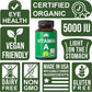 Certified Organic Vitamin a 5000 IU Supplement Capsules