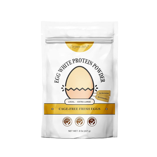 Orgnisulmte Egg White Protein Powder 8 oz