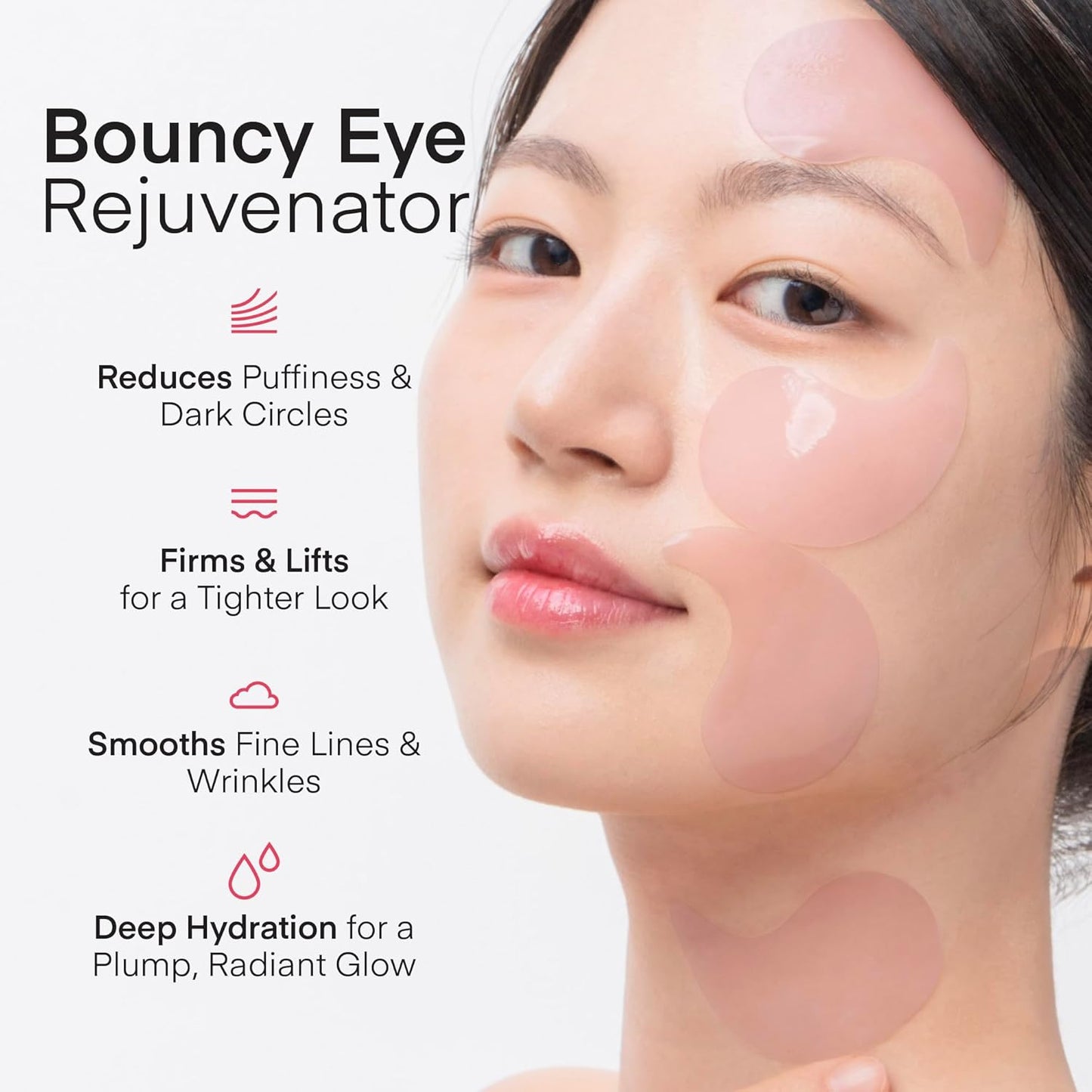 TEREZ & HONOR Peptide Collagen Under Eye Patches - 60 Korean Firming