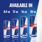 Red Bull Energy Drink, 12 Fl oz, Pack of 24 Cans