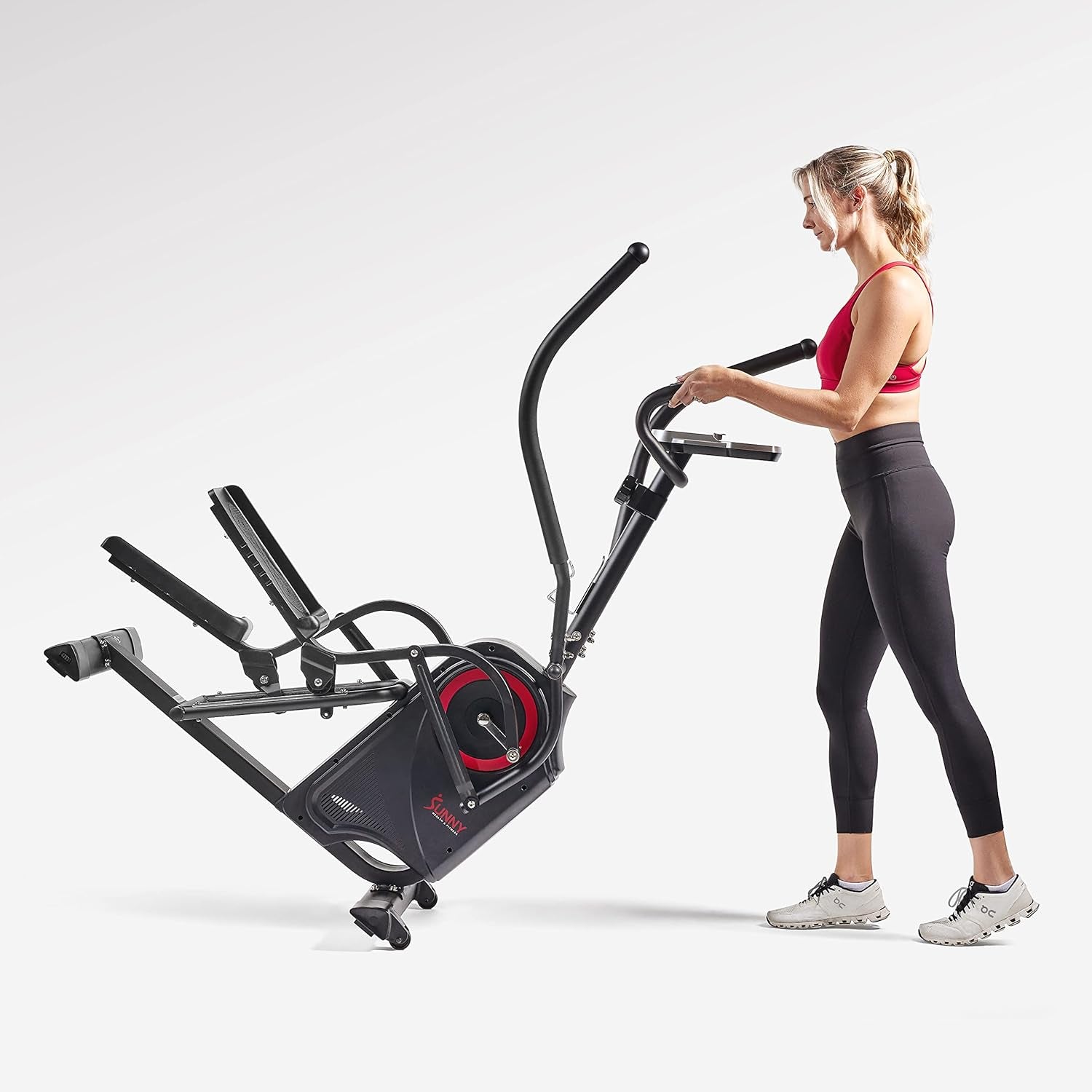 Sunny Health & Fitness Elliptical Exercise Machine with Adjustable Resistance