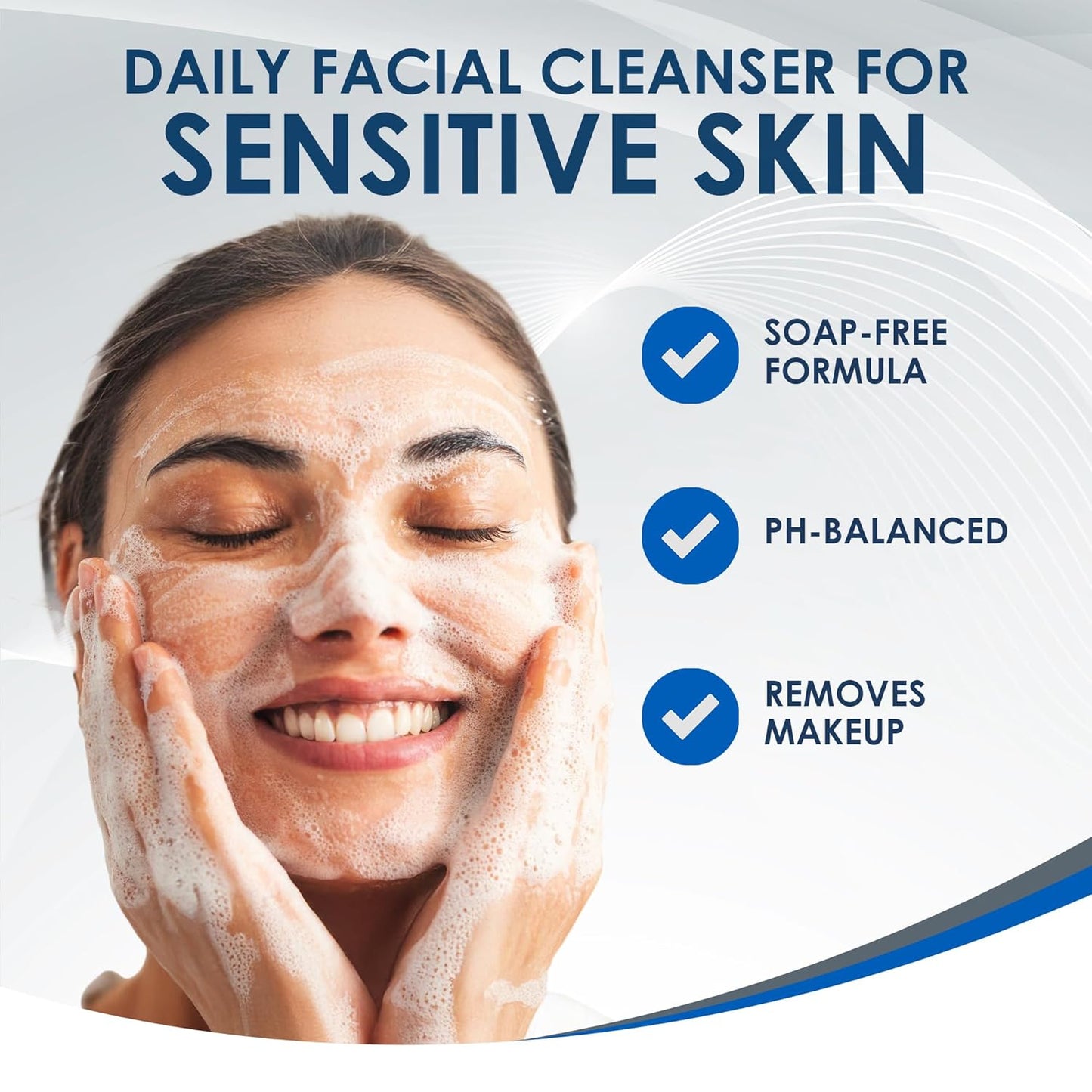 Vanicream Gentle Facial Cleanser with Pump Dispenser
