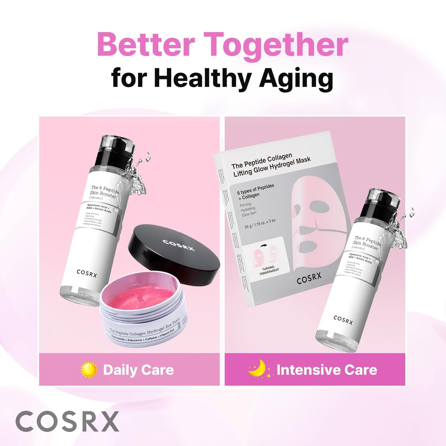 COSRX 6X Peptide Collagen Skin Booster Toner Serum for Dull & Uneven Skin