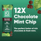IQBAR Clean Plant Protein Bars - Chocolate Mint Chip - 12 Count