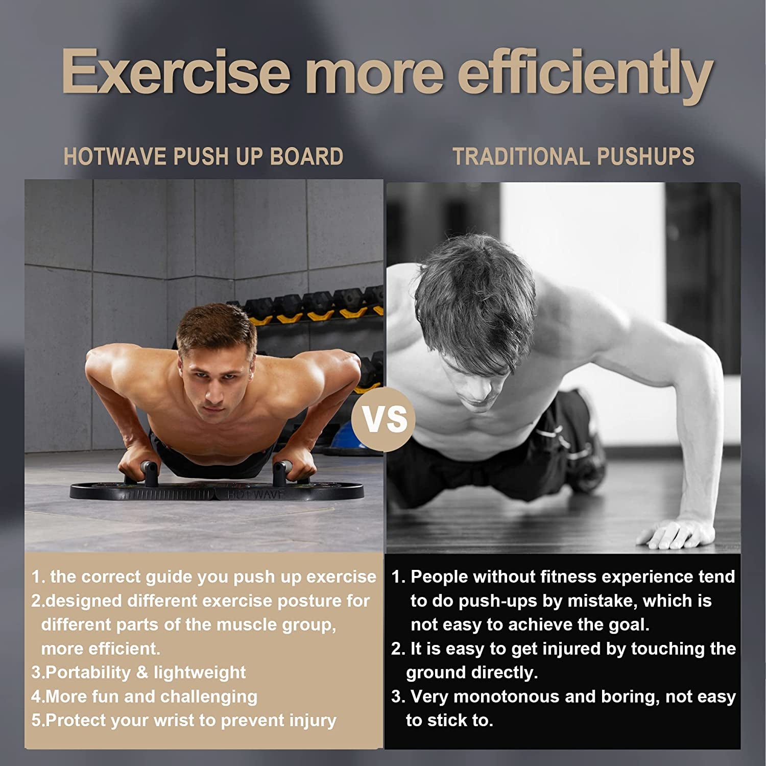 HOTWAVE Push Up Board 20 in 1