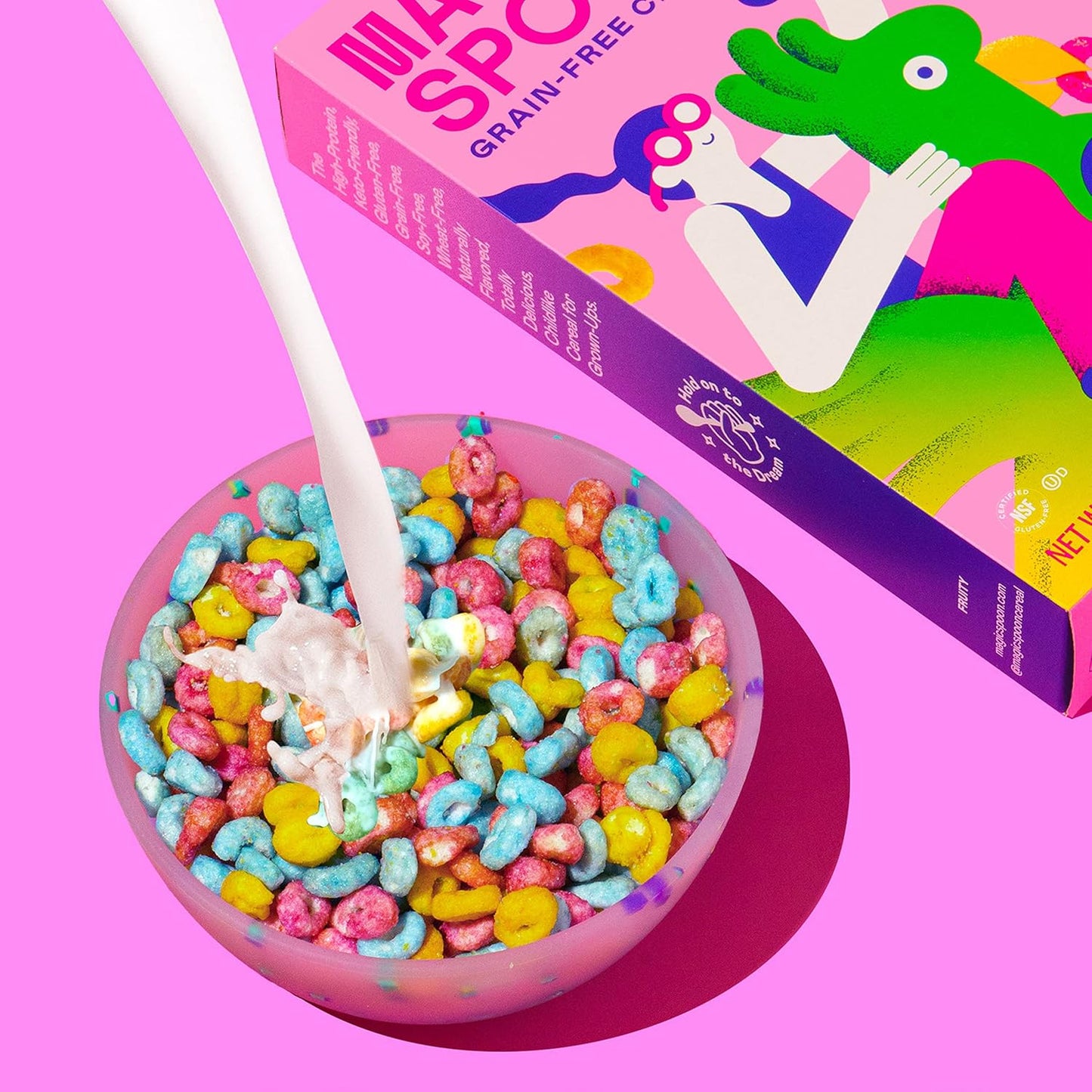 Magic Spoon Cereal - High Protein Cereals - 4 Pack, Fruity
