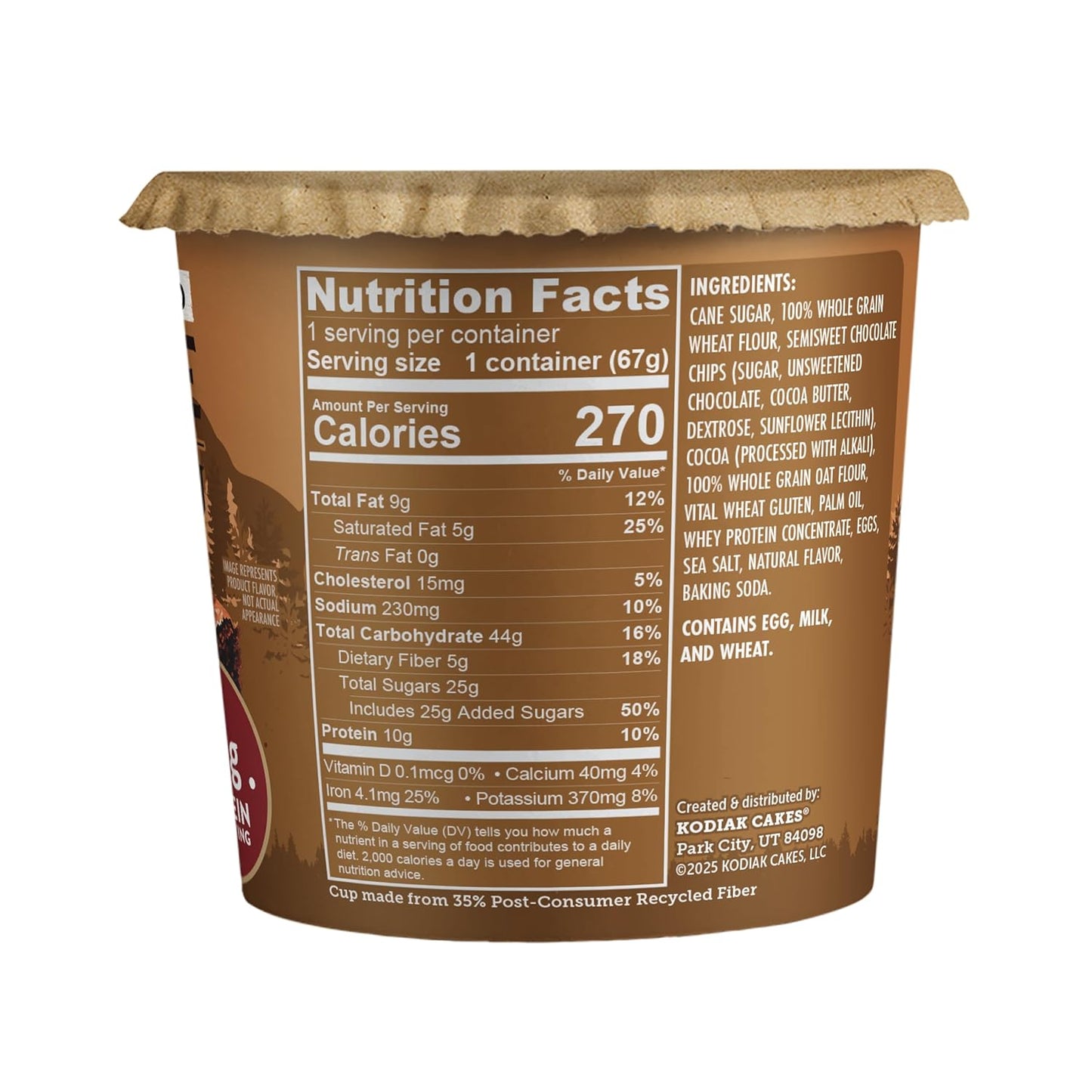 Chocolate Fudge Brownie in a Cup (Pack of 12)