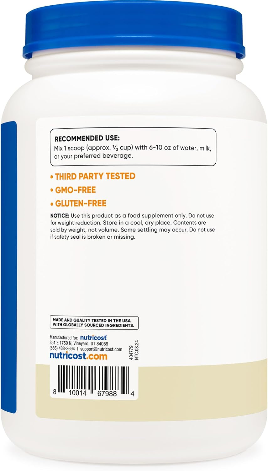 Nutricost Whey Protein Concentrate 2LBS