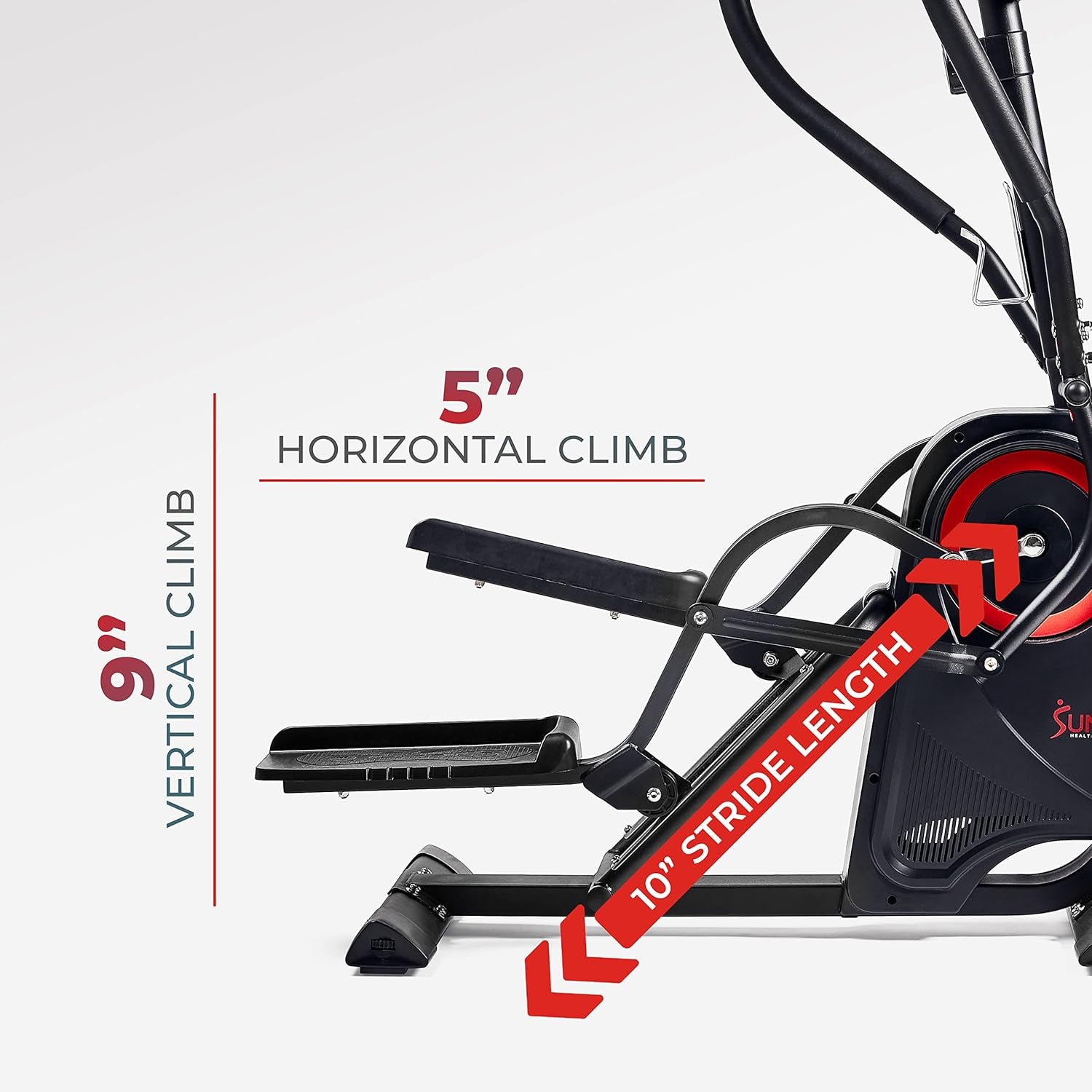 Sunny Health & Fitness Elliptical Exercise Machine with Adjustable Resistance