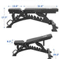 MAJOR FITNESS Weight Bench - 1300LBS Weight Capacity