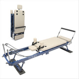 Tone Fitness Foldable Pilates Reformer – Portable Pilates Machine with Adjustable Resistance Bands