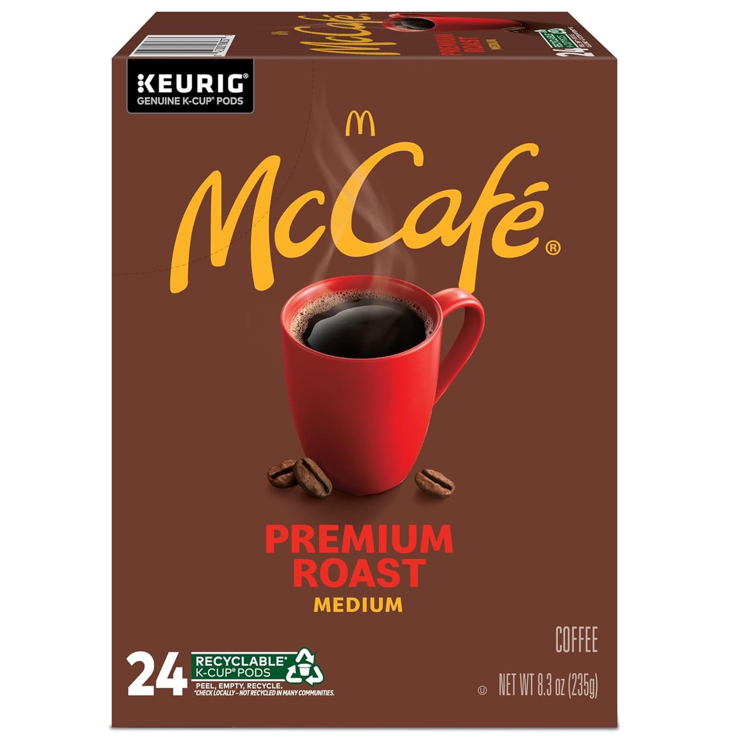 McCafe Premium Roast Coffee, Keurig Single Serve K-Cup Pods