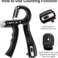 Hand Grip Strengthener 2 Pack Adjustable Resistance 10-130 lbs.