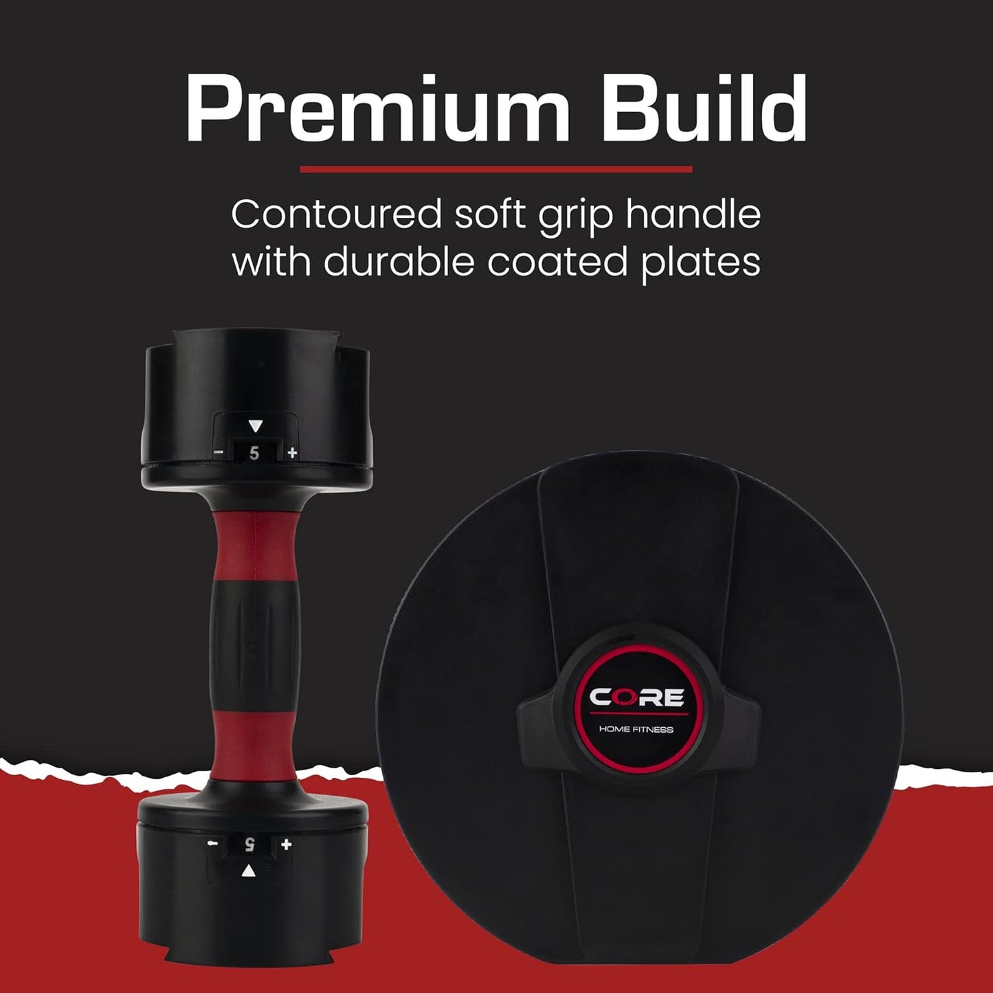 Core Fitness Adjustable Dumbbell Weight Set