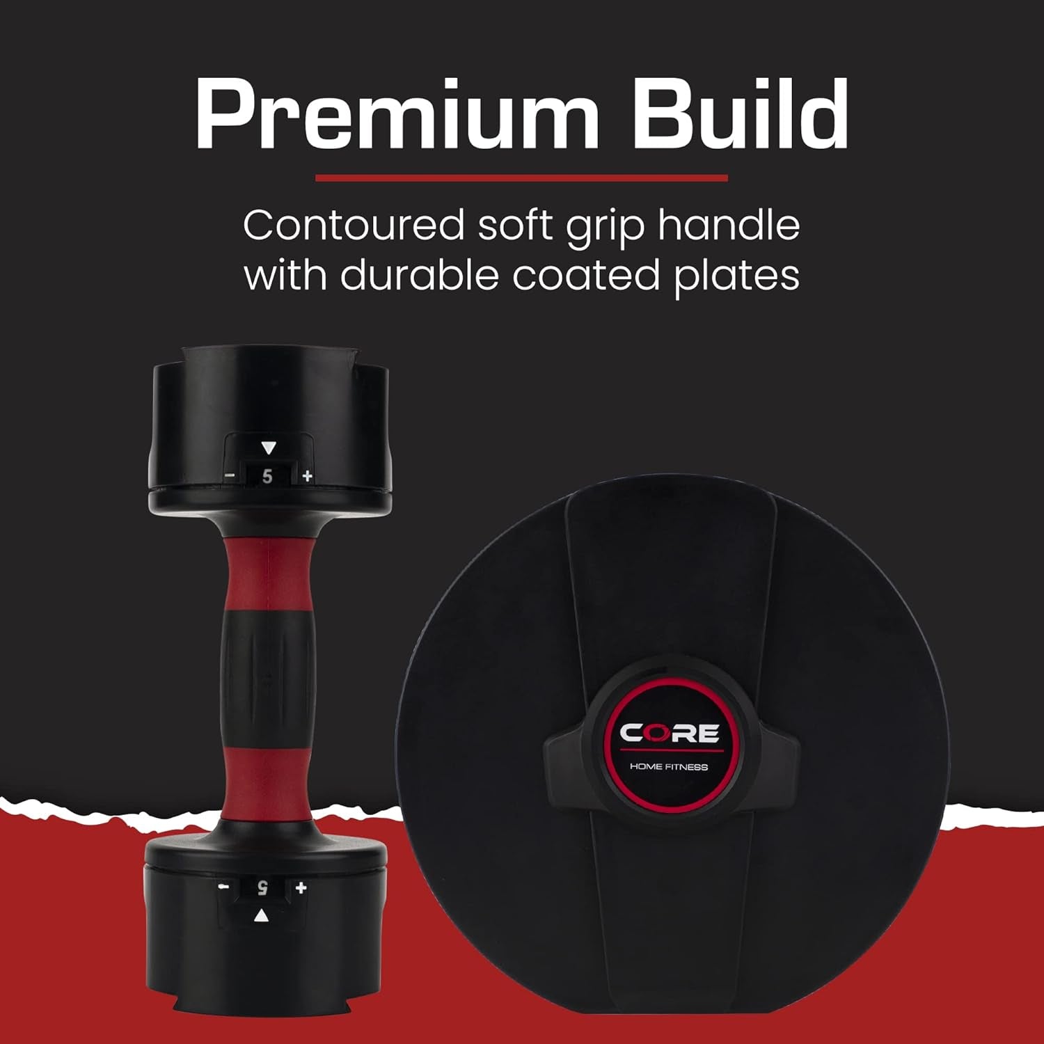 Core Fitness Adjustable Dumbbell Weight Set