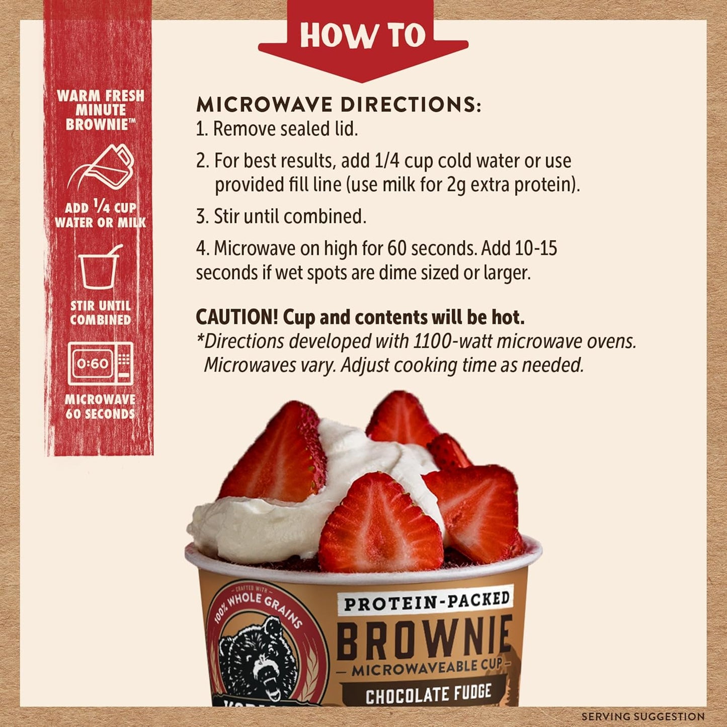 Chocolate Fudge Brownie in a Cup (Pack of 12)
