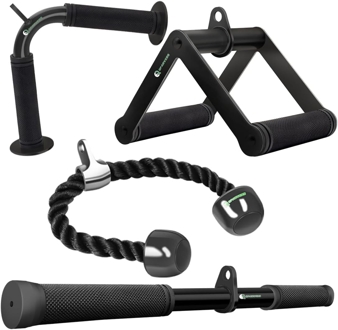 Cable Machine Attachment Set LAT Pulldown Attachments