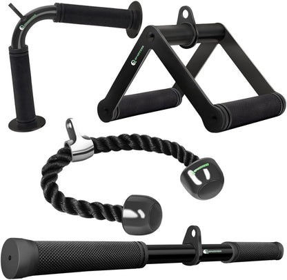 Cable Machine Attachment Set LAT Pulldown Attachments