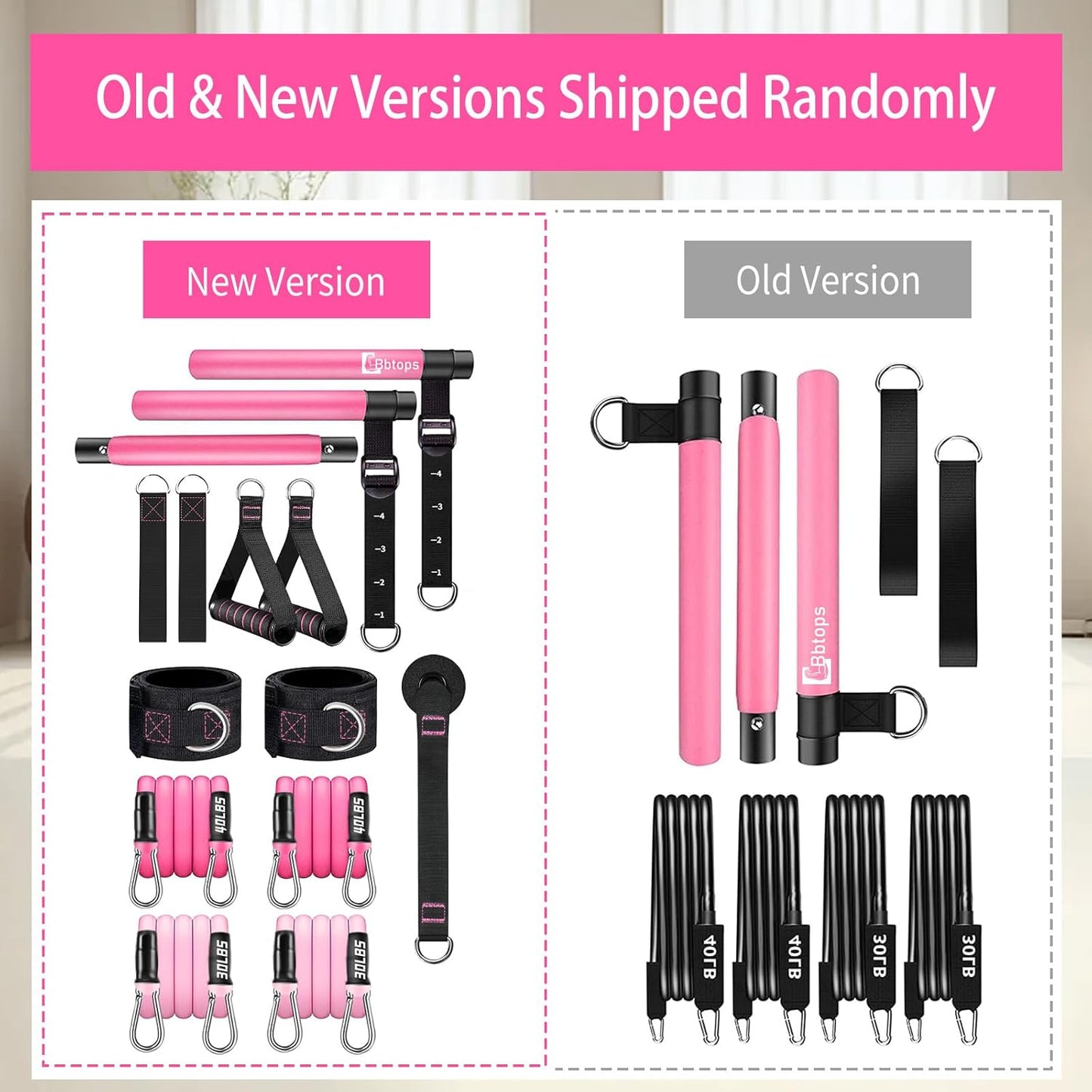 Pilates Bar Kit with Resistance Bands