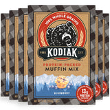 Kodiak Cakes Power Bake, Protein Muffin Mix, Blueberry (Pack of 6)