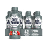 Core Power Elite High Protein Shake, Strawberry, 42G Bottle, 14Oz, 12 Pack